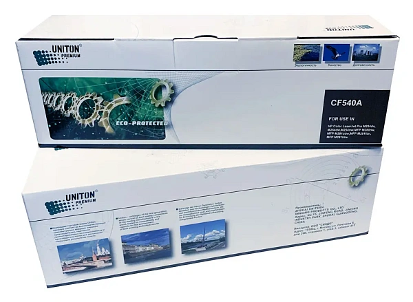 купить совместимый Картридж UNITON Premium GREEN LINE CF540A черный совместимый с принтером HP (124869) 