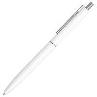 Ручка шариковая автоматическая BRAUBERG X17 WHITE, СИНЯЯ, корпус белый, стандартный узел 0,7 мм, лин
