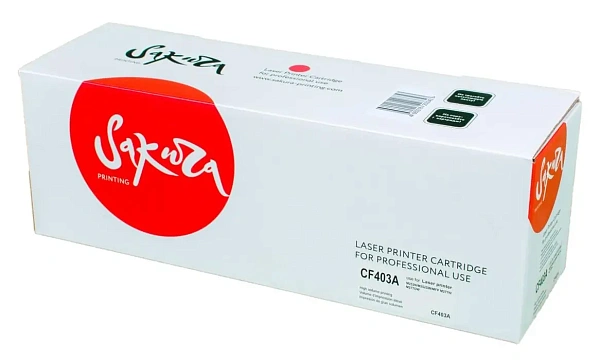 купить совместимый Картридж SAKURA CF403A пурпурный совместимый с принтером HP (SACF403A) 