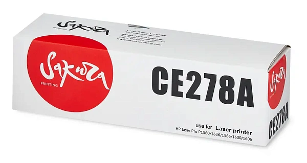 купить совместимый Картридж SAKURA CE278A черный совместимый с принтером HP (SACE278A) 