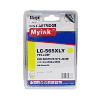 Картридж желтый XL MyInk LC565XL-Y желтый совместимый с принтером Brother
