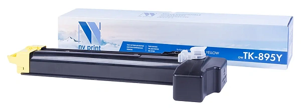 купить совместимый Картридж NV-Print TK-895Y желтый совместимый с принтером Kyocera (NV-TK895Y) 