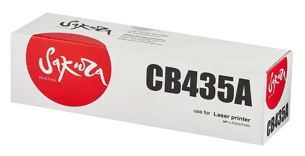 купить совместимый Картридж SAKURA CB435A черный совместимый с принтером HP (SACB435A) 