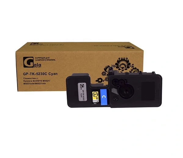 купить совместимый Картридж GalaPrint TK-5230C голубой совместимый с принтером Kyocera (GP_TK-5230C_C) 