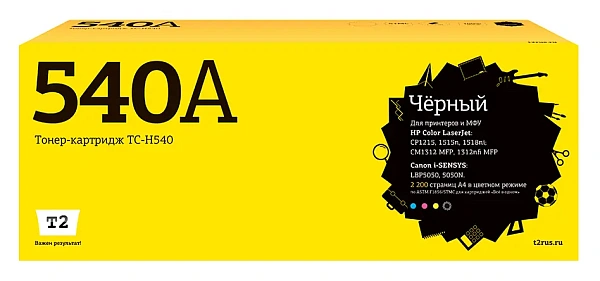 купить совместимый Картридж T2 CB540A черный совместимый с принтером HP (TC-H540) 