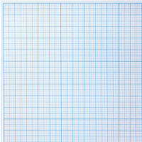 Бумага масштабно-координатная (миллиметровая), папка, БОЛЬШОЙ ФОРМАТ А3, голубая, 20 листов, ПЛОТНАЯ