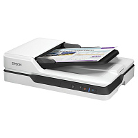 Сканер планшетный EPSON WorkForce DS-1630 (B11B239401), А4, 25 стр./мин, 1200x1200, ДАПД