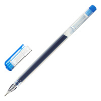 Ручка гелевая STAFF "Basic" GP-675, СИНЯЯ, длина письма 1000 м, игольчатый узел 0,5 мм, линия письма