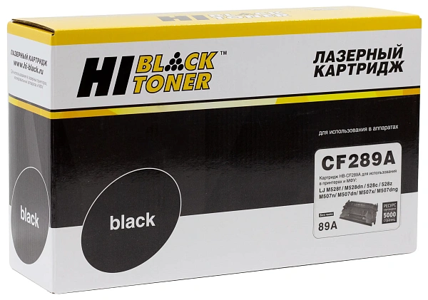 купить совместимый Картридж Hi-Black CF289A черный без чипа совместимый с принтером HP (22013633) 