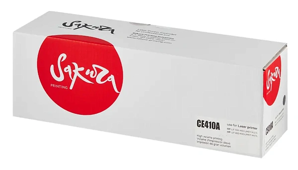 купить совместимый Картридж SAKURA CE410A черный совместимый с принтером HP (SACE410A) 
