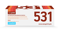 купить совместимый Картридж EasyPrint CC531A/CE411A/CF381A/718C голубой совместимый с принтером HP (LH-531 U) 