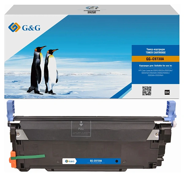 купить совместимый Картридж G&G C9730A черный совместимый с принтером HP (GG-C9730A) 