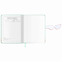 Дневник 1-4 класс 48 л., кожзам (твердая), застежка, ЮНЛАНДИЯ, "Корги в Очках", 106210