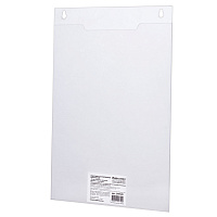 Подставка настенная для рекламных материалов ВЕРТИКАЛЬНАЯ (210х297 мм), А4, оргстекло, BRAUBERG, 290