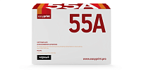 купить совместимый Картридж EasyPrint CE255A/724 черный совместимый с принтером HP (LH-55A) 
