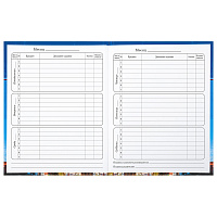 Дневник 1-4 класс 48 л., твердый, BRAUBERG, глянцевая ламинация, с подсказом, "Российский", 106832