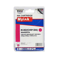 Картридж пурпурный увеличенный MyInk C4912A пурпурный совместимый с принтером HP