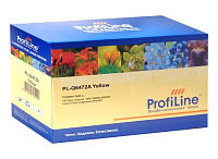 купить совместимый Картридж ProfiLine Q6472A/711Y желтый совместимый с принтером HP (PL_Q6472A/711_Y) 