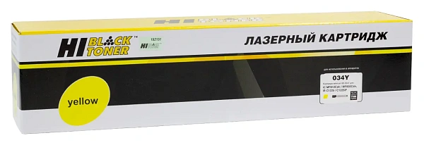 купить совместимый Картридж Hi-Black 034Y желтый совместимый с принтером Canon (101131354) 