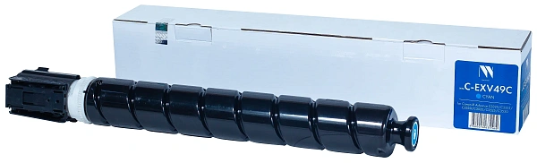 купить совместимый Картридж NV-Print C-EXV49C голубой совместимый с принтером Canon (NV-CEXV49C) 